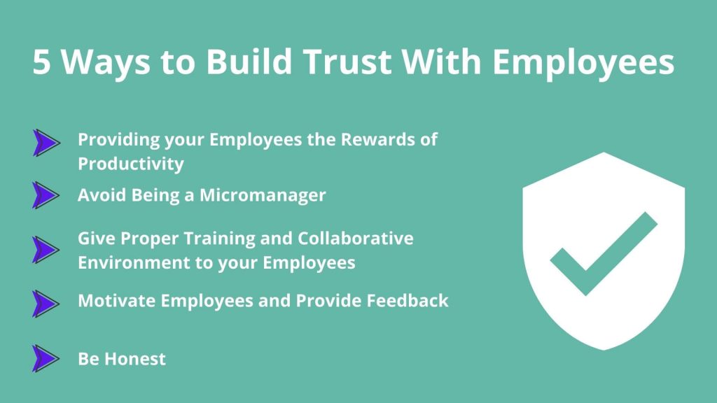 built trust with employee