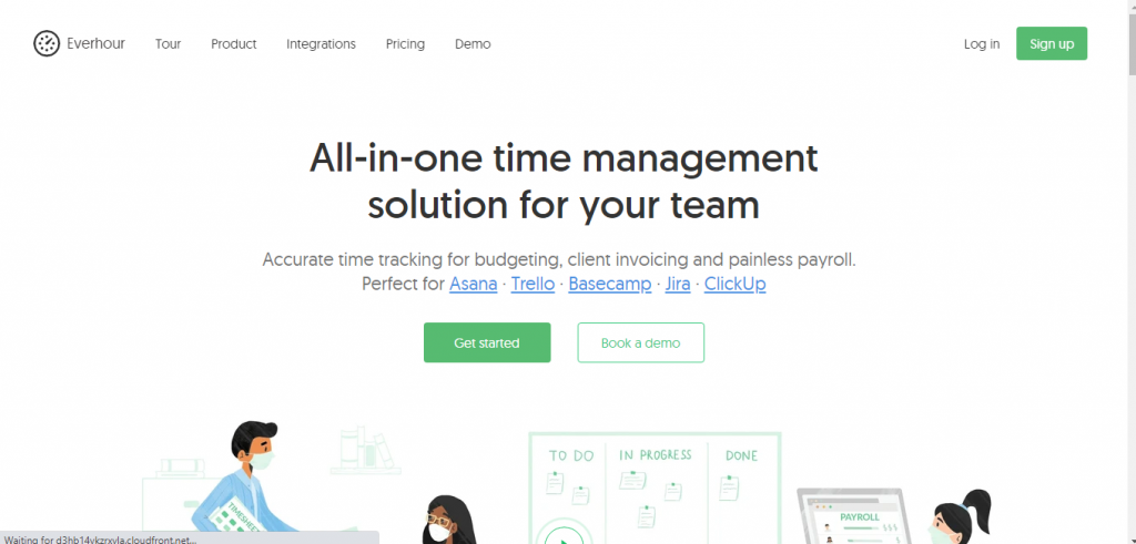 Everhour- alternatives of TimeCamp
