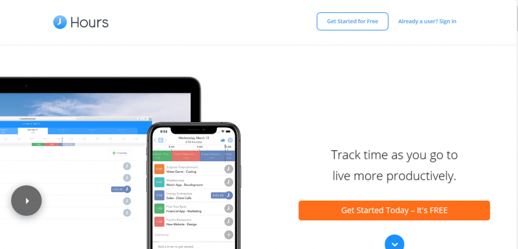 Hours- alternatives of TSheets