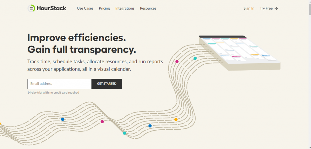 hourstack- time tracking software