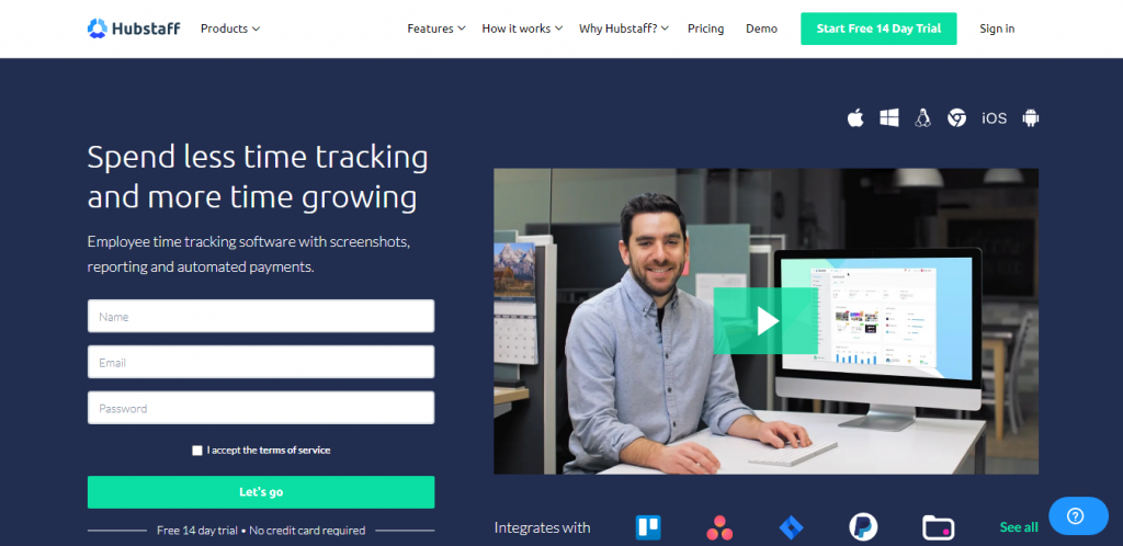 Hubstaff- alternatives of TMetric