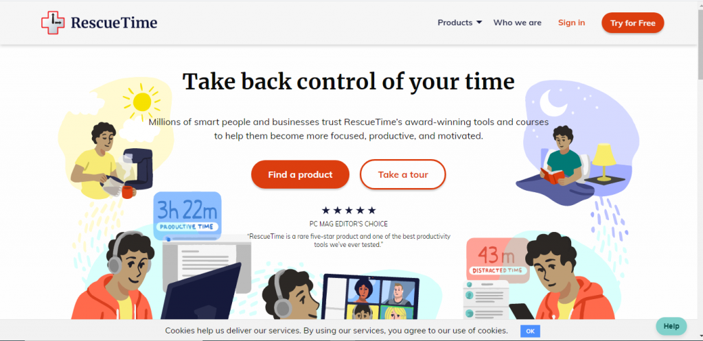 RescueTime- alternatives of TMetric