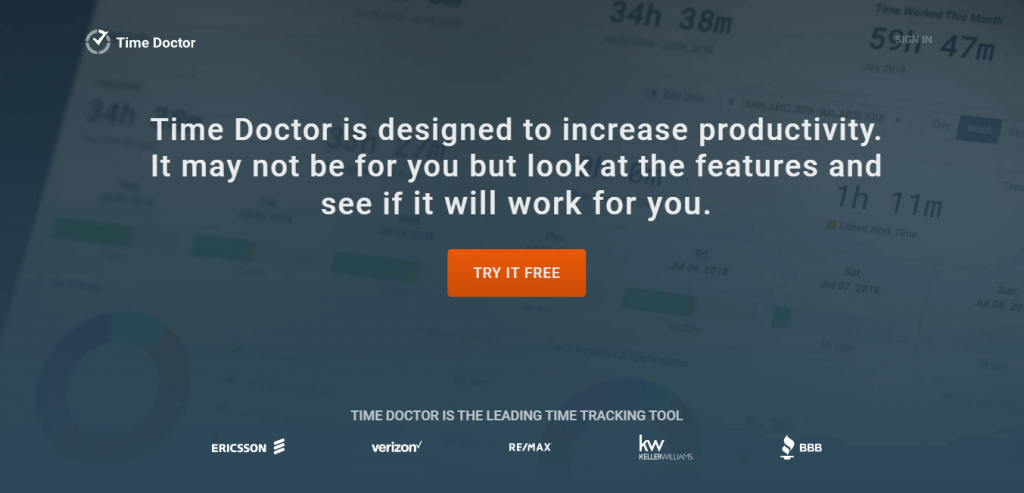 Time Doctor automatic time tracking app
