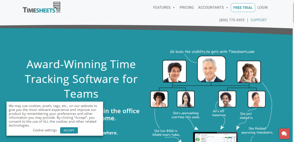 Timesheets.com- alternatives of TSheets