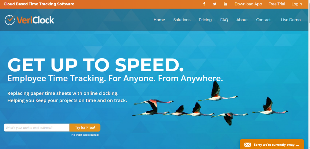 VeriClock- time tracking software