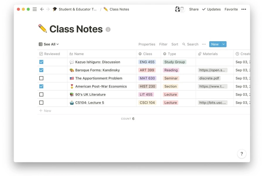 notion dashboard