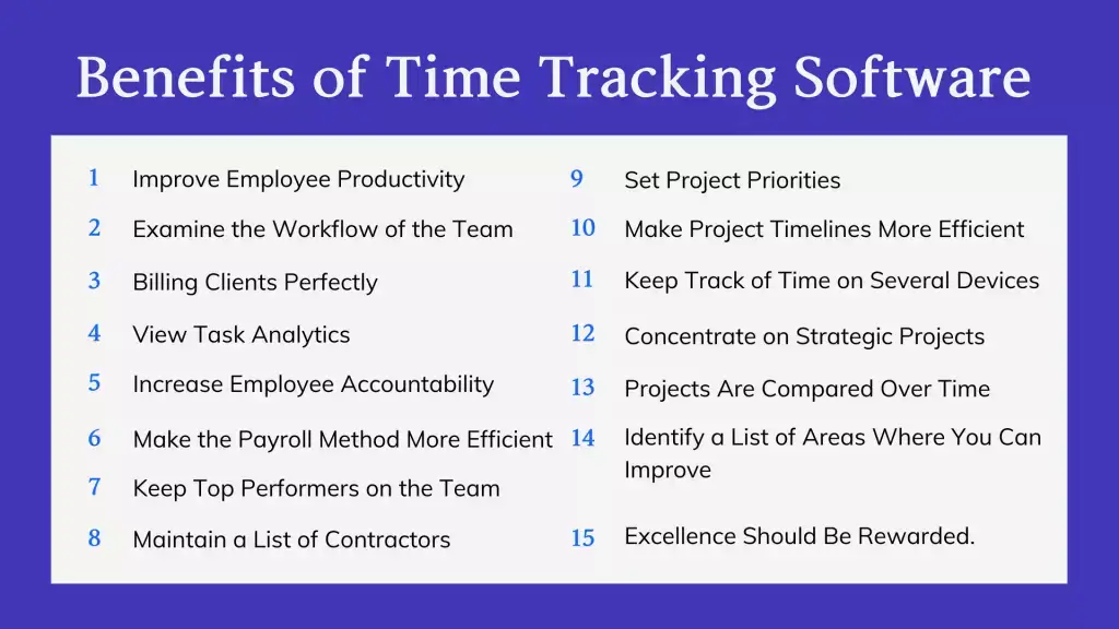 Benefits of time tracking software 
