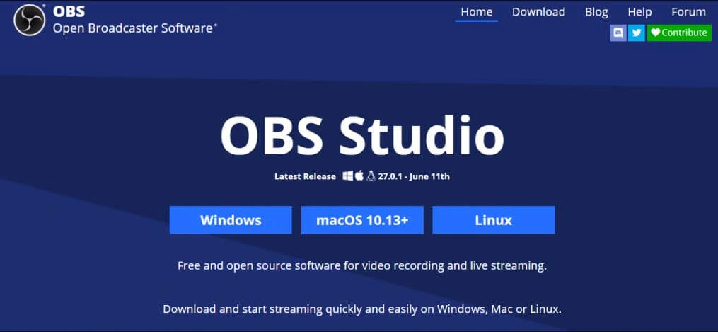 OBS Studio-Screen Recorder Tool