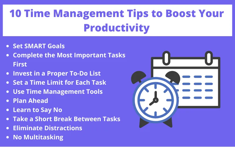 Time Management Tips to Boost Your Productivity