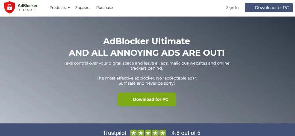 Ad Blockers for Chrome : AdBlocker Ultimate