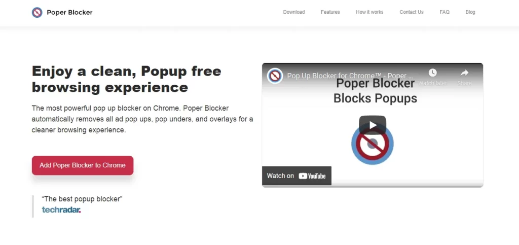 Ad Blockers for Chrome : Poper Blocker