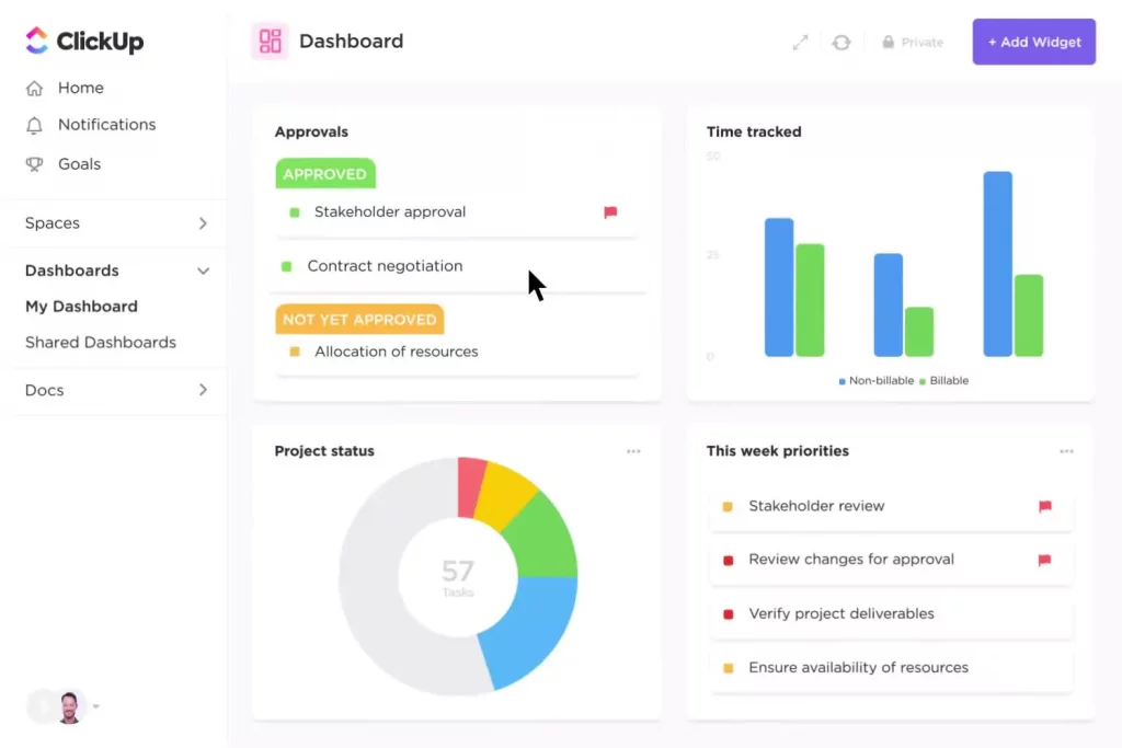 ClickUp-Dashboard