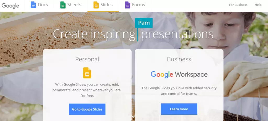 Google Slides-Presentation software