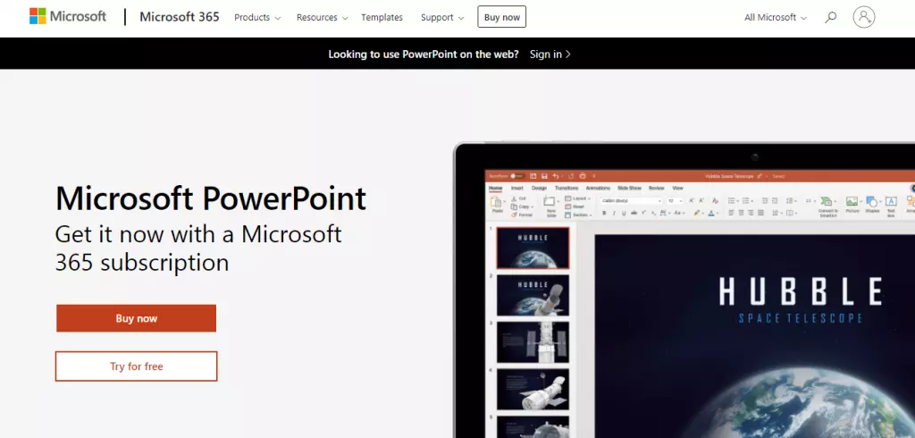 Microsoft PowerPoint-Presentation software