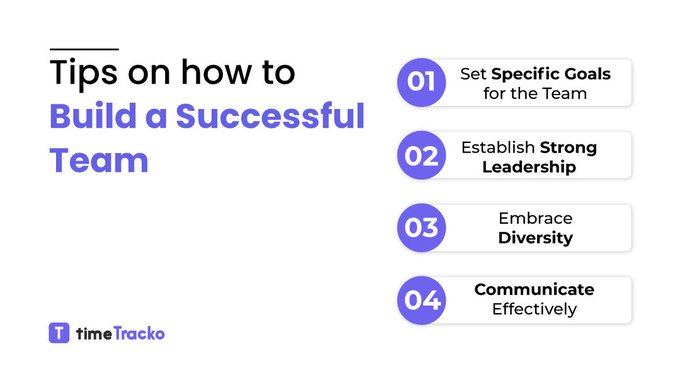 8 Tips To Build A Successful Team