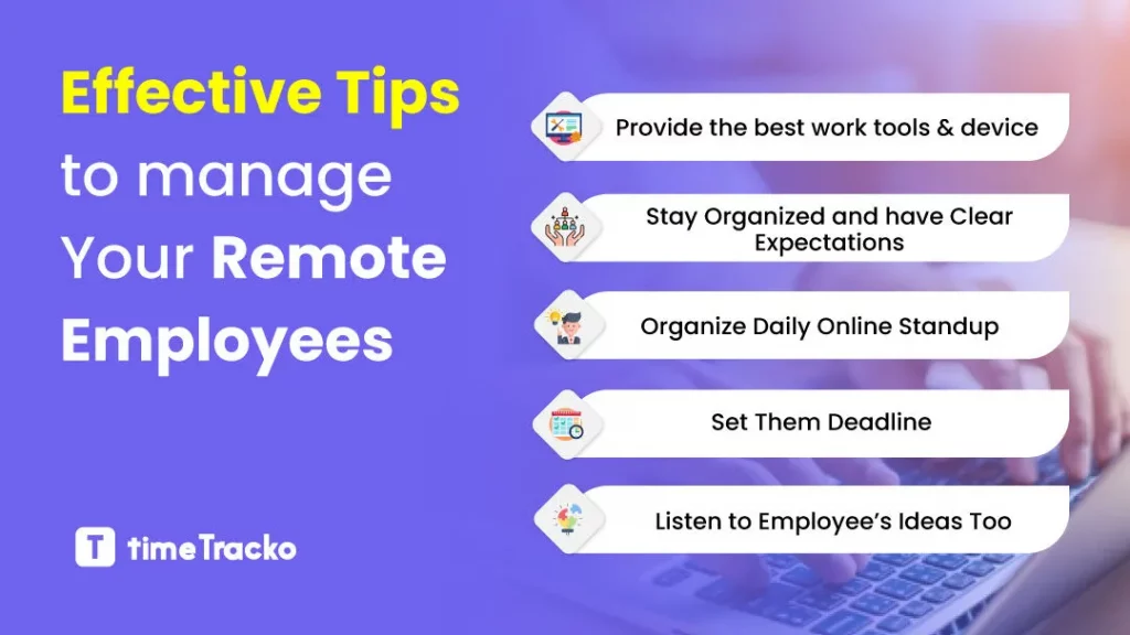 Tips to manage remote employees