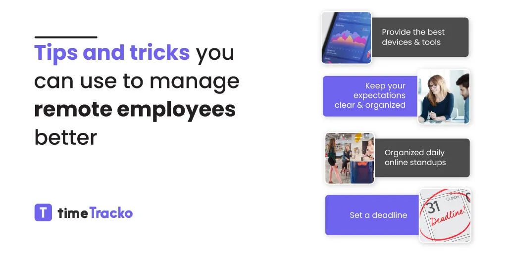 Tips to manage remote employees better
