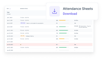 Time and attendance