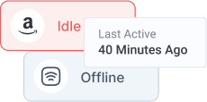 Offline/Idle time tracking